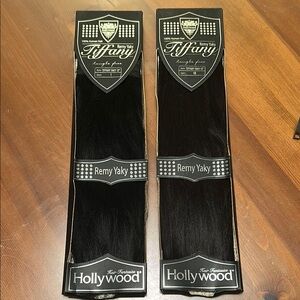 Tiffany & Co. Black Remy Yaky Hair Extensions